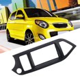 thumbnail image 4 of CD Panel Fascia, Stylish  Frame Simple Installation Durable ABS  Replacement For  Picanto Morning 2011 For Car, 4 of 8