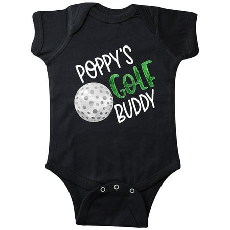 

Inktastic Poppy s Golf Buddy with Golf Ball Gift Baby Boy or Baby Girl Bodysuit
