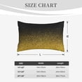 thumbnail image 6 of Bixox Gold Glitter Gradient Printed Pillow Protector,Super Soft Ideal for Home,Guests,Rentals - 20"x30", 6 of 8