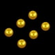 thumbnail image 4 of 150 cuentas de plástico para pesca de carpas marinas, anzuelos y líneas. Amarillo 5mm, 4 of 9
