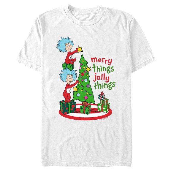 Men's Dr. Seuss Merry Things Jolly Things Graphic T-Shirt