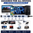 thumbnail image 4 of NEW 2026 - USB C Hub 7 in 2, Aluminum Multiport Adapter with USB 3.0 & USB 2.0 Ports, Slim USB Splitter for Laptop, MacBook Pro/Air, iPad, PC, Type-C Devices, 4 of 8
