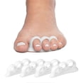 thumbnail image 1 of 4pcs Hammer Toe Straightener And Orthotics Soft Gel Splint Reduce Foot Pain And Prevent Overlap, 1 of 5