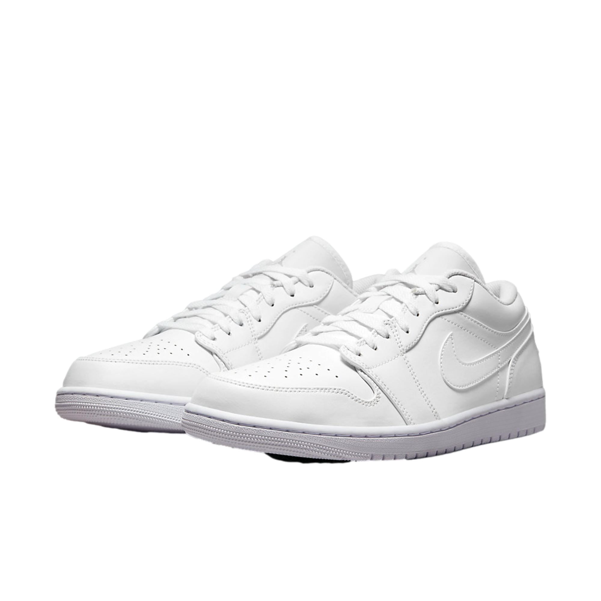 Men's Jordan 1 Low White/White-White (553558 136) - 10