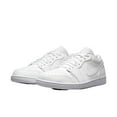 thumbnail image 2 of Men's Jordan 1 Low White/White-White (553558 136) - 9, 2 of 4