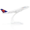 thumbnail image 2 of PRIYAL 1/400 Plane 747 Model Diecast Metal Airplane Model kit (6 inches/15cm) for Boeing 747 Airlines Plane with Stand for Aviation Gift, Desktop Display Decorations, 2 of 7