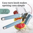 thumbnail image 3 of Farberware Soft Grips Can Opener Slate Blue with Gray Accents, 3 of 11