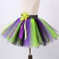 thumbnail image 2 of Conjunto de falda tutú de bruja para niñas, disfraz de fiesta de Carnaval de Halloween, tutú para bebés, faldas de tul para niños con sombrero, escoba 1-14, 2 of 5