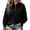 Black, variant on Quarter Zip Pullover for Women Leopard Cheetah Print Oversized Mock Neck Sweatshirt, 1/4 Zip Pullover Women Long Sleeve Fall Sweatshirt Fashion Streetwear with Kangaroo Pocket