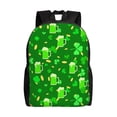 thumbnail image 1 of Easygdp St Patrick's Day2 Mochila Versátil y Elegante: Comodidad, Almacenaje y Durabilidad para la Universidad, Trabajo, Viajes y Uso Diario, 1 of 8