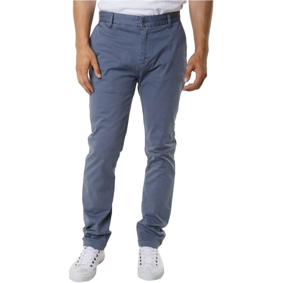 Paperbacks Mens Madison Casual Chino Pants, Blue, 36W x 30L