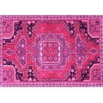 thumbnail image 1 of Ahgly Company Indoor Rectangle Medallion Pink Traditional Area Rugs, 7' x 10', 1 of 4