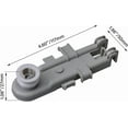 thumbnail image 4 of BQLZR Dishwasher Upper Rack Wheel Mount Replacement for Whirlpool WP8268785 Pack of 2, 4 of 5