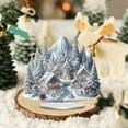 thumbnail image 5 of Lilgiuy Christmas House Decoration, Acrylic Flat Christmas House, Classic Christmas Village Figurines, Handmade Decorations for Living Room, Bedroom or Office Space, 5 of 5