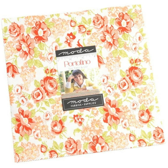 Portofino Layer Cake by Fig Tree & Co.; 42 - 10" Precut Fabric Quilt Squares
