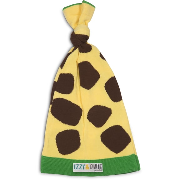 Pavilion Gift Company - Green and Yellow Giraffe - One Size Fits All Baby Hat
