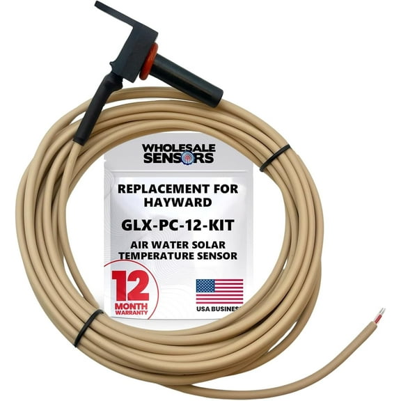 Wholesale Sensors Replacement for Hayward GLX-PC-12-KIT Water/Air/Solar Temperature Sensor 12 Month Warranty
