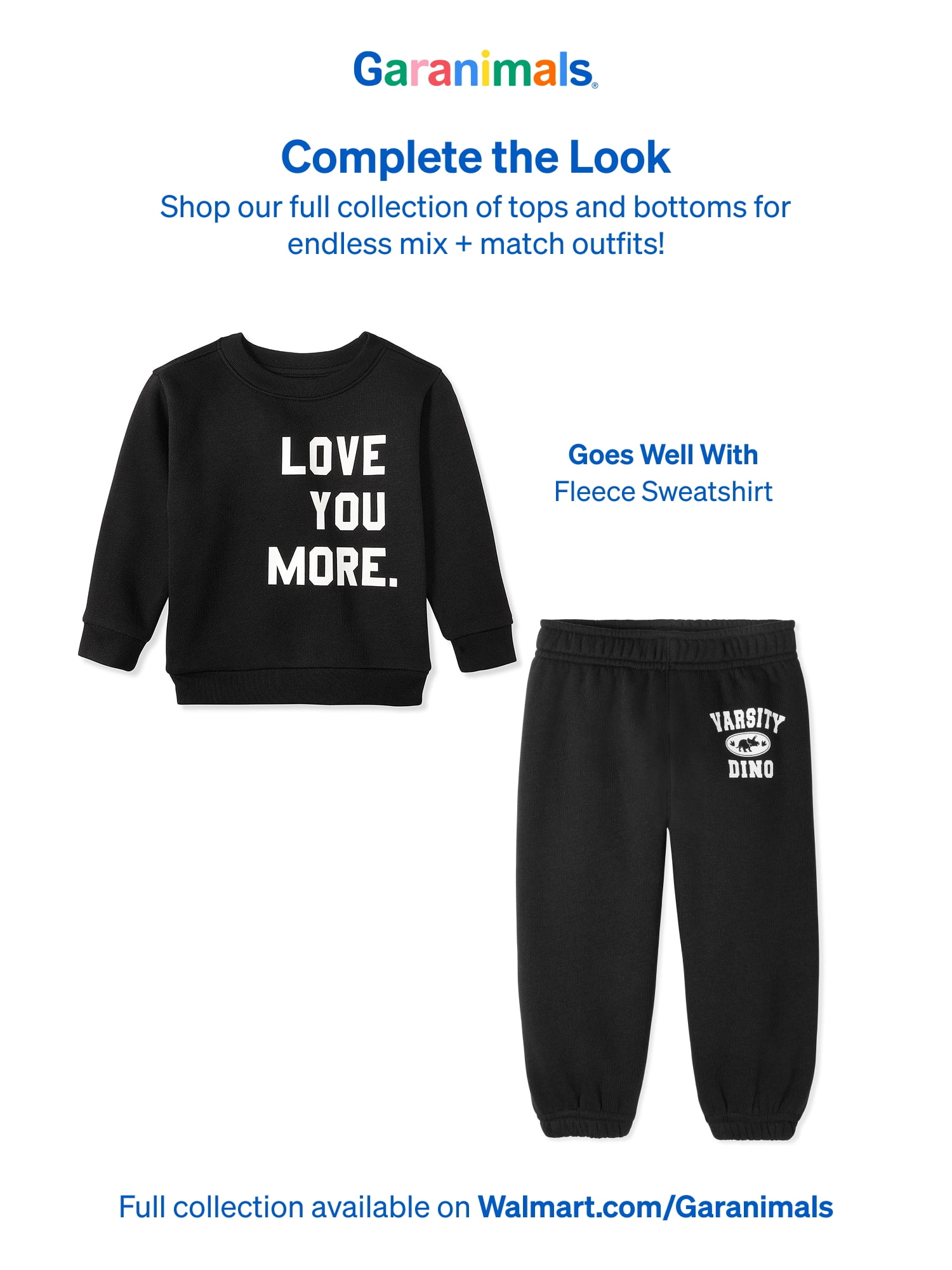 Garanimals Baby & Toddler Boys Fleece Sweatpants, Sizes 0-6T