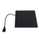 thumbnail image 4 of Ventilador con panel solar de 5 W, mini ventilador con panel solar para exteriores, ventilador de hierro con USB y panel solar Características mejoradas, 4 of 14