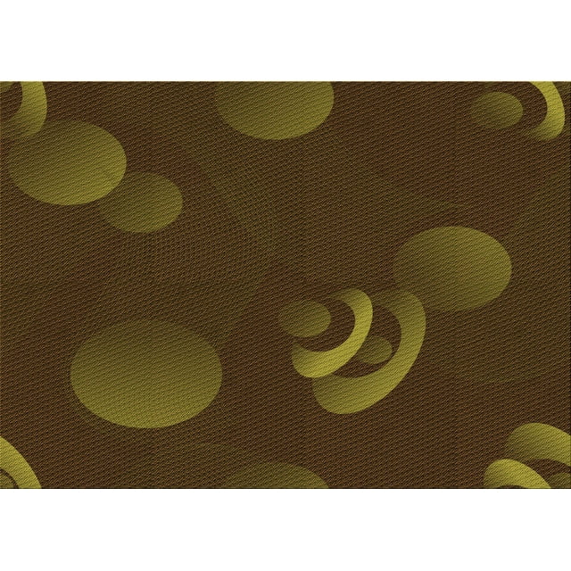 Ahgly Tapis Rectangulaire Lavable en Machine Intérieur Transitionnel Brun Bronze Foncé, 3 Pieds x 5 Pieds