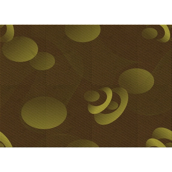 Ahgly Company Indoor Rectangle Patterned Dark Bronze Brown Area Rugs, 5' x 8'