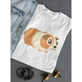 thumbnail image 3 of Pretty Cute Happy Guinea Pig T-Shirt Women -Image by Shutterstock, Female Medium, 3 of 4