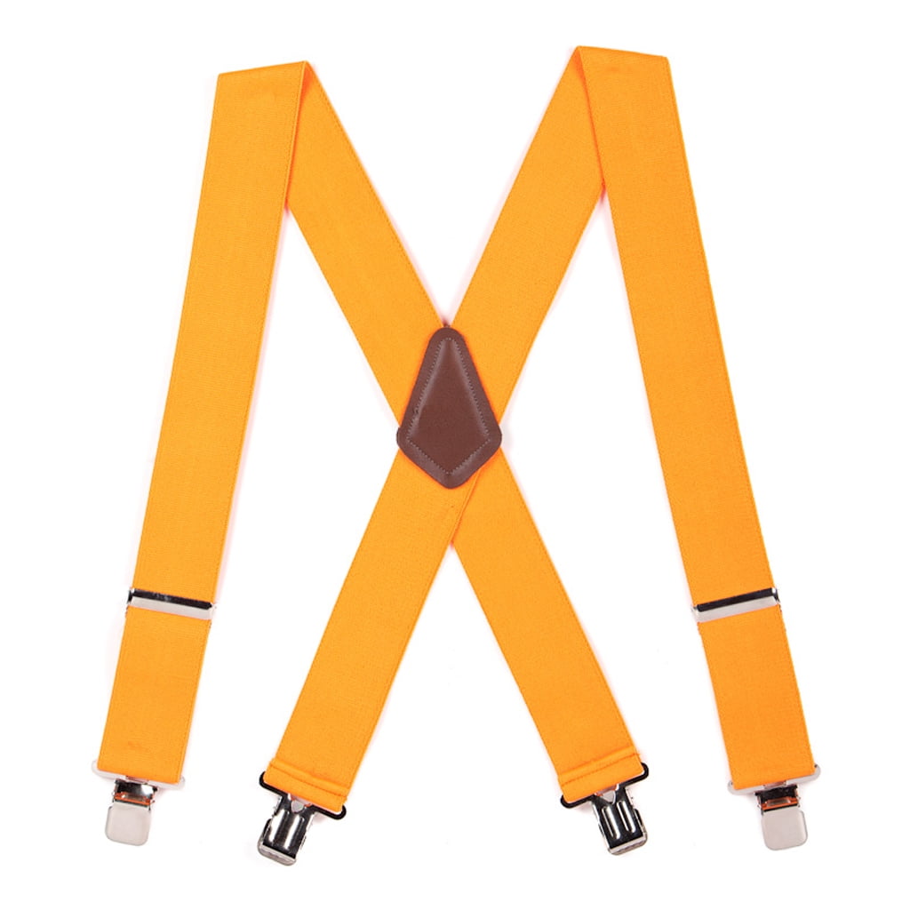 Suspender Store Fluorescent Orange ClipEnd Safety Suspenders (3 Sizes