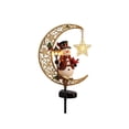 thumbnail image 7 of Solar Crescent Moon Snowman Christmas Garden Stake Light Ornament for Christmas Outdoor Decorations, 7 of 7
