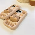 thumbnail image 6 of Case for iPhone 14 Pro Case Cute Phone Case Kawaii iPhone 14 Pro Case Funny iPhone Cases Cartoon Bear Creative Soft Rubber Bumper Shockproof Protective Case Cover for Women Girls, 6 of 16