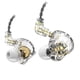 thumbnail image 5 of Kearding Auriculares TRN MT1, auriculares transparentes sin dolor, auriculares dinámicos para correr, estudio de cantante de silicona sin Blanco sin micrófono 2Conjunto, 5 of 6