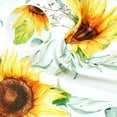 thumbnail image 5 of Oval Sunflower Tablecloth, Yellow Sunflower Tablecloth 60 x 84, Wrinkle Resistant and Washable Floral Table Cloths,Perfect for Kitchen Dinner, Family Gathering, Holiday Dining Room Table, 5 of 6