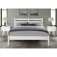 thumbnail image 4 of Mid-Century Slat Bed - King Size - White Finish, 4 of 7