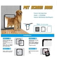 thumbnail image 3 of Pantalla, puerta interior de 12 x 14 x 0,4 pulgadas, puerta con cerradura para mascotas esquí esquí Gafas de esquí, 3 of 5