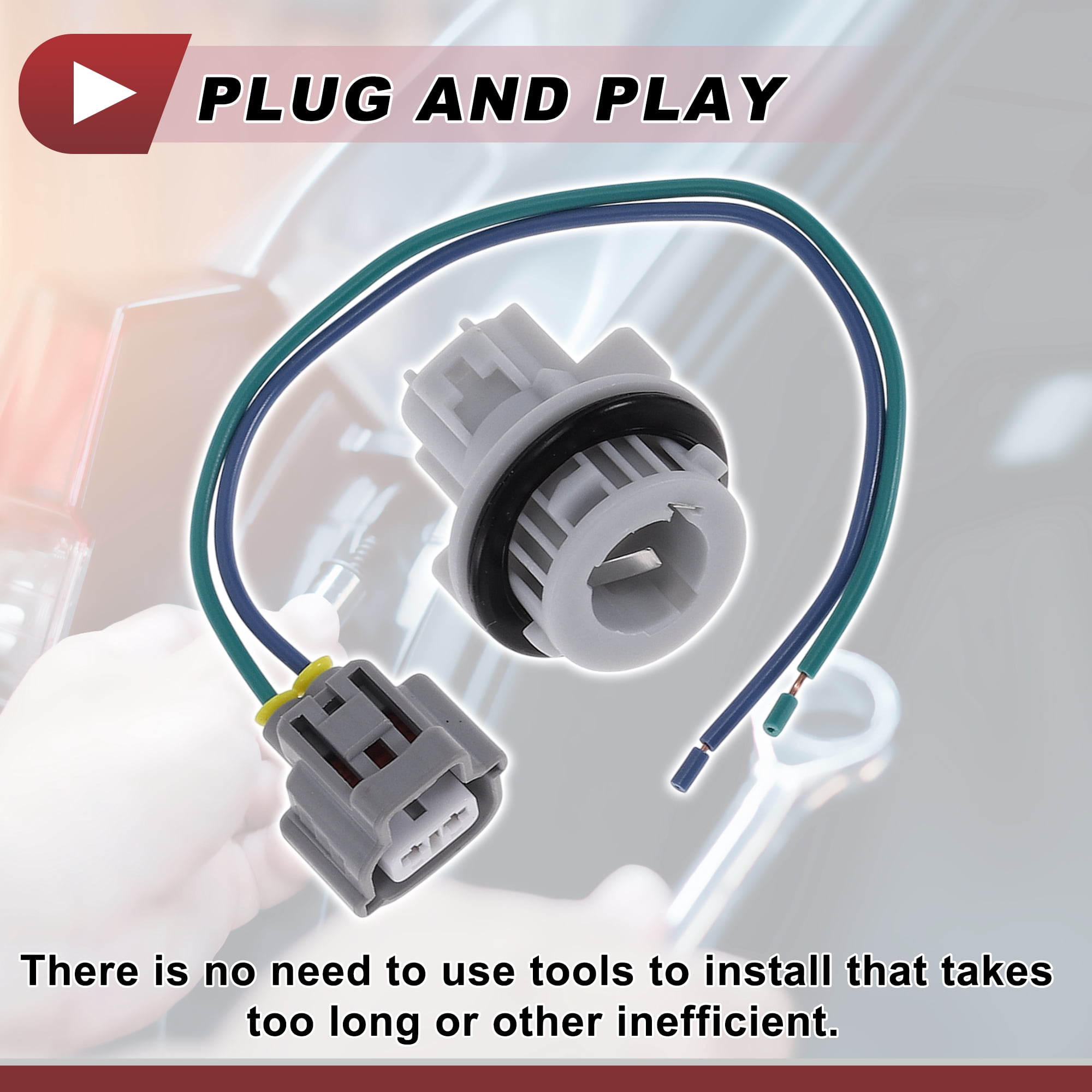 Unique Bargains Front Turn Signal Light Socket Wiring for Toyota Celica 2000-2005