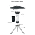 thumbnail image 4 of Luz de emergencia LED USB con lámpara de césped de soporte para equipo al aire libre (negro), 4 of 5