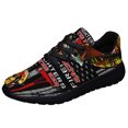 thumbnail image 2 of Back The Red Firefighter Shoes Women's Fashion Sneakers Tennis Running Shoes for Men Women Black Size 11.5, 2 of 7