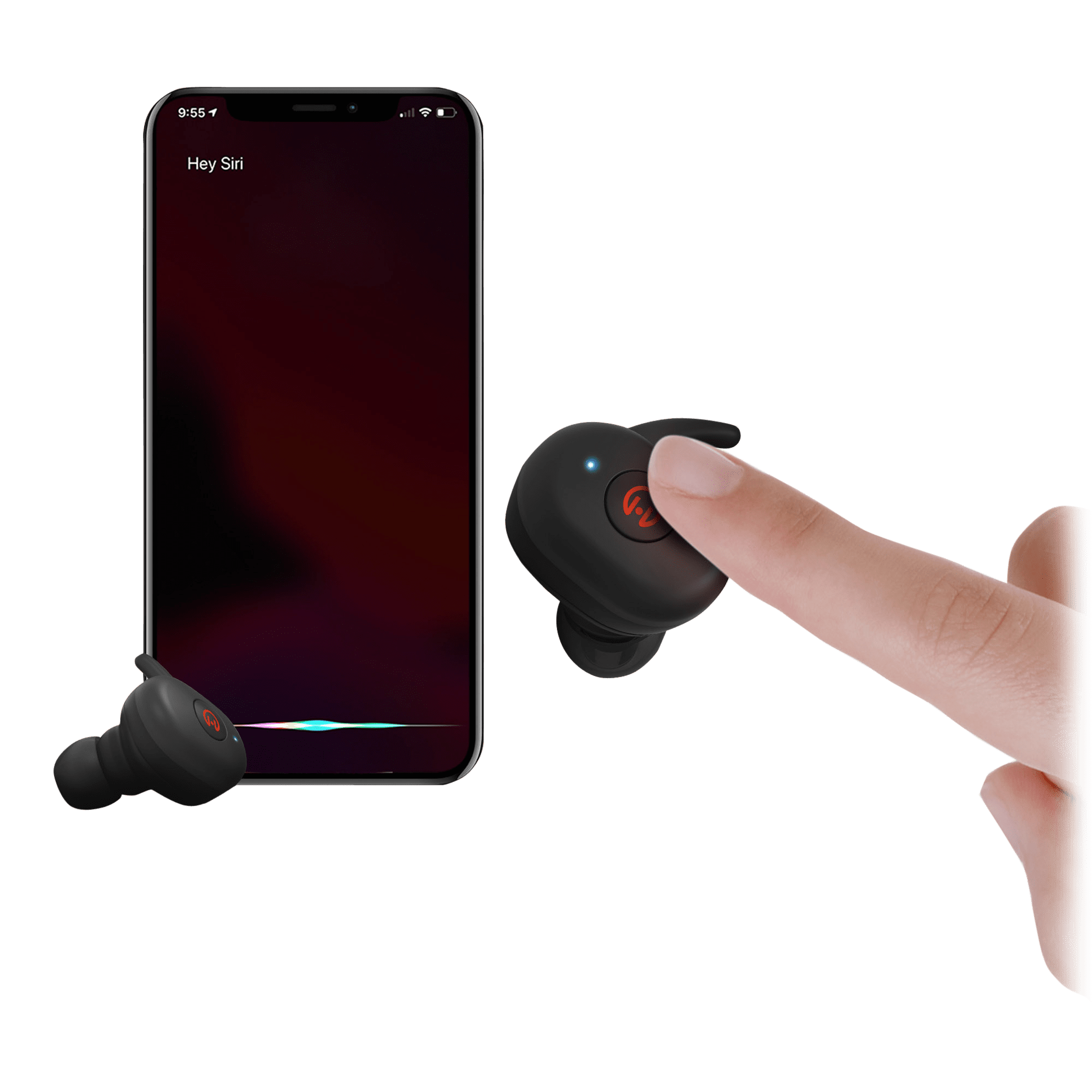 HyperGear Active True Wireless Earbuds (Black)