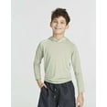 thumbnail image 2 of Real Essentials 3 Pack:Youth Rashguard Hoodie UPF UV Sun Protection Long Sleeve Swim Fishing Shirt - Boys & Girls (Ages 4-16), 2 of 6