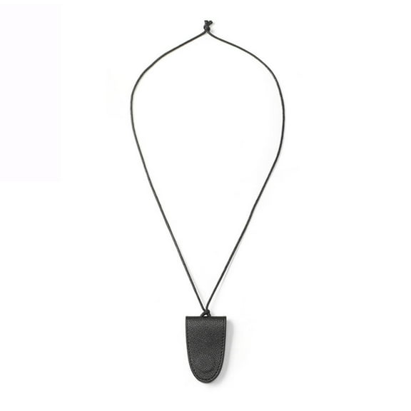 Leather Sunglass Holder with Lanyard Magnetic Leather Glasses Eyeglass Hanger Clip for Car Sunglass Clip Glasses Holder