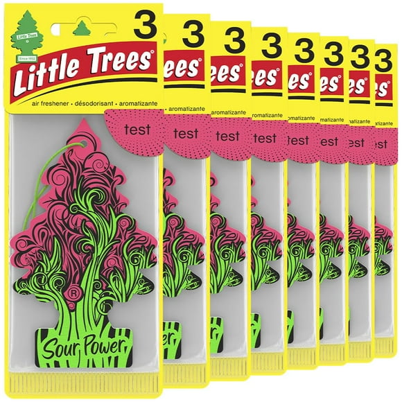 Ambientador para Auto LITTLE TREES Sour Power Paquete de 24