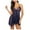 Dark Blue#O, variant on Sales Women's Camisole Plaeat Babydoll Lingerie Naughty Play Open Front Maternity Lingerie Casual Sheer Pajamas Red M