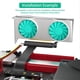 thumbnail image 5 of Tarjeta Adaptadora Vertical de Tarjeta Gráfica M.2 NGFF Key M A PCI-e 16x, Cable de Extensión Nvme A PCI-Express 16X (Dirección Derecha), 5 of 5