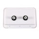 thumbnail image 4 of Kit de caja de ducha exterior RV con manguera del grifo de la manguera Transporte de cabecera con cabezal de ducha exterior para la limpieza al aire libre para el baño Limpieza de plástico blanco Vogacara VI002240-01B, 4 of 7