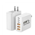 thumbnail image 1 of Cargador USB C LUCKYASIN 65W de 6 Puertos con Carga Rápida, 1 of 7