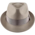 thumbnail image 2 of NANAHuang Men's Wool Felt Winter Hat Short Brim Fedora Hat, 2 of 8