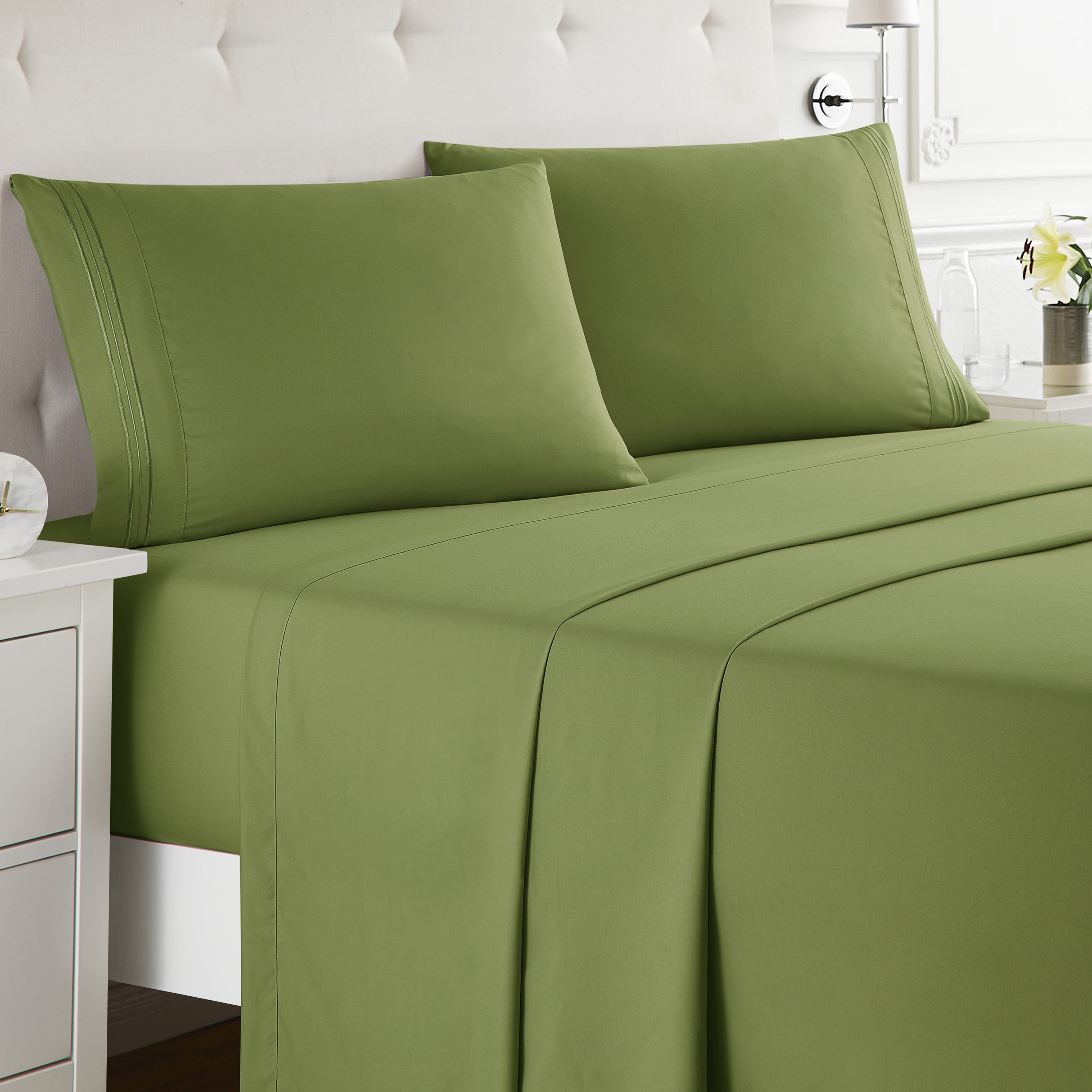 Double Brushed Microfiber Bed Sheet Set 