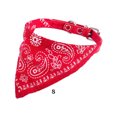 thumbnail image 2 of Redempat Stylish For Comfortable Wear Dog Bandana Multiple Sizes Available Dog Bandanas red S 1Set, 2 of 6