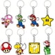 thumbnail image 1 of Llaveros de la serie Mario, figuras de Anime, Luigi, Bowser, Yoshi, Peach, modelo de PVC, colgante, decoración, regalo para niños, 1 of 1