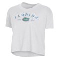 thumbnail image 2 of Women's Alternative Apparel  White Florida Gators Retro Jersey Headliner Cropped T-Shirt, 2 of 3