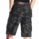 thumbnail image 3 of Pantalones cortos cargo para hombre, con botones por encima de la rodilla y bolsillos, pantalones cortos para hombre de gran tamaño, cómodos, holgados, estilo Harajuku, venta al por mayor, 3 of 5